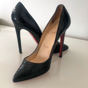 Christian Louboutin Python Pigalle 120mm